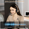 Picture of MAIRDI Telephone Headset with RJ9 Jack for Cisco Phone, Including 3.5mm Connector for Cell Phone PC Laptop, Binaural Office Headset with Microphone Noise Canceling for Call Center Landline Deskphone