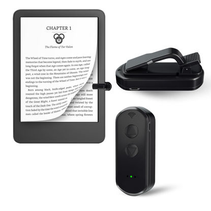 Picture of Remote Control Page Turner for Kindle Paperwhite, Remotely Page Turner for iPhone,iPad, Remote Control Page Turner Reading Convenient Page Turner for Reading Novels, Taking Photos