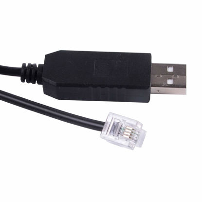 Picture of Meade LX200 GPS AUTOSTAR II Telescope Control Cable CP2102 Chip PC RS232 Serial RJ11 RJ12 6P4C Upgrade Console Cable (10feet/300cm)