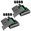 Picture of ANMBEST 2PCS DB25 Solderless Connector, RS232 D-SUB Serial to 25-pin Port Terminal Female Adapter Breakout Board with Case Long Bolts Nuts
