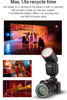 Picture of Godox V1 C U Flash for Canon Camera, Godox V1-C U Round Head Speedlight with Godox VB26 Battery and Godox AK-R1 Accessories Kit for Portrait, Event, Travel, Wedding Photography