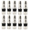 Picture of MOOKEERF RG11 Connectors 10 Pack,F Type Connectors,RG11 Coax Cable Compression Fitting with Weather Seal O Ring,F Connectors for RG11 Coaxial Cable