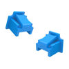 Picture of 10Pcs RJ45 Jack Dust Cover, Reusable,RJ45 Dust Cover Cap,RJ45 Anti Dust Cover Cap Protector Plug Protects Ethernet Hub Port for RJ45 Female Port for TV,Computer,Other Devices (Blue)