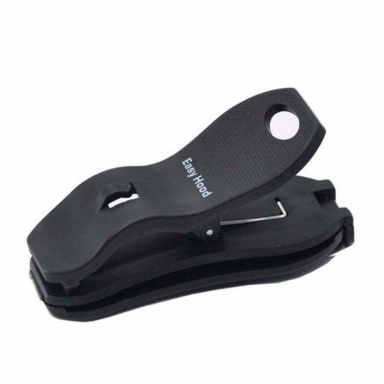 Picture of Easy Hood Clip-On Lens Cap Keeper, Anti Lost Camera Lens Cap Holder Strap Keeper Buckle Clip for 40.5-77mm Canon Nikon Sony Pentax Olympus Fujifilm DSLR
