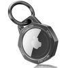 Picture of Tieuwant AirTag Holder Case- Aluminum Alloy Keychain for Apple AirTag Tracker (Gunmetal Grey)