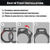Picture of Tieuwant AirTag Holder Case- Aluminum Alloy Keychain for Apple AirTag Tracker (Gunmetal Grey)