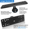 Picture of WINDFRD Aluminum Fish Finder Mount with 1.5 Inches/C Size / 38mm Ball, Universal Mounting Plate for Garmin, Lowrance and More, Compatible with RAM Mount, Scotty, iBOLT and More Arm