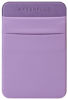 Picture of Afterplug 2-Pocket Adhesive Pouch for Laptop, compatible with external SSD, Apple Magic Mouse, USB cable and more - Lilac Purple