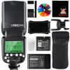 Picture of GODOX V860II-N TTL Flash 1/8000s High-Speed Sync 2.4G GN60 Camera Flash Speedlight with Li-ion Battery 1.5S Recycle Time 650 Full Power Flashes for Nikon D3400 D3200 D5300 D5600 D7500 D750