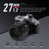 Picture of VILTROX 27mm f/1.2 Z Lens for Nikon Z Mount, Auto Focus PRO 27mm f1.2 Large Aperture Auto Focus Prime Lens for Nikon Z-Mount Mirrorless Camera Z5, Z50, Z6, Z6II, Z7, Z7II, ZFC, Z30, Z9, Z8, ZF