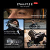 Picture of VILTROX 27mm f/1.2 Z Lens for Nikon Z Mount, Auto Focus PRO 27mm f1.2 Large Aperture Auto Focus Prime Lens for Nikon Z-Mount Mirrorless Camera Z5, Z50, Z6, Z6II, Z7, Z7II, ZFC, Z30, Z9, Z8, ZF
