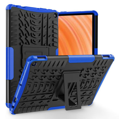 Picture of ROISKIN for Fire HD 10 Tablet Case 13th Generation 2023 and Amazon Kindle Fire HD10 Case 2023, Heavy Duty Dual Layer Shockproof Impact Resistance Protective Case with Kickstand for Kids