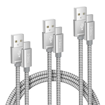 Picture of Elebase iPhone 16 15 Pro Max Charger Cord 1.5/3.3/6.6FT 3-Pack,USB to USB Type C Car Charging Cable,USBC Power Cable for New Apple iPad Mini Air,Airpods 4,Samsung Galaxy S25 S24 S23 Plus Ultra,Z Flip