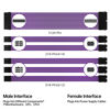 Picture of AsiaHorse Power Supply Sleeved Cable, 16AWG PSU Cables Internal Power Supplies Extension Cables 1x24Pin/2x4+4 EPS/3x6+2 PCI-E, 30cm Length with Comb (PUEPLE-6KIT)