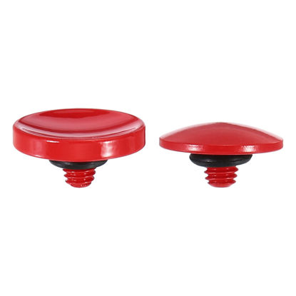 Picture of PATIKIL Camera Shutter Button, 2 Pack Soft Shutter Release Button Pure Copper Camera Button suitable for Nikon for Fujifilm for Leica DSLR/SLR Camera, Red