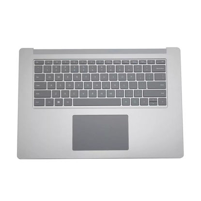Picture of Palmrest Keyboard Touchpad Keyboard for Microsoft Surface Laptop 3/4/5 13.5" 15" Keyboard, 1873 1951 Keyboard (15‘’ Silvery Keyboard)