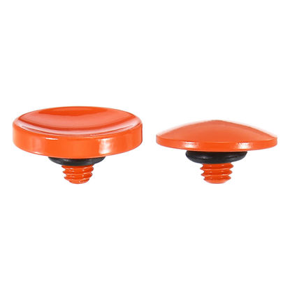 Picture of PATIKIL Camera Shutter Button, 2 Pack Soft Shutter Release Button Pure Copper Camera Button Suitable for Nikon for Fujifilm for Leica DSLR/SLR Camera, Orange