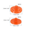 Picture of PATIKIL Camera Shutter Button, 2 Pack Soft Shutter Release Button Pure Copper Camera Button Suitable for Nikon for Fujifilm for Leica DSLR/SLR Camera, Orange