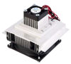 Picture of Yrhrol DC 12V DIY Thermoelectric Peltier Refrigeration Cooling System Kit Semiconductor Cooler Heat Sink Conduction Module Fridge Mini Air Conditioner Refrigeration