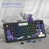 Picture of Womier PBT Keycaps 60 65 75 100 Percent, MOA Keycaps Dye-Sublimation, Cute Custom Keyboard Key Cap Set for 61/64/68/84/87/100/104/108 Cherry MX Mechanical Keyboard, Kanagawa
