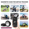 Picture of 4 Pack Ultra Magnetic AirTag Holder | Sealed from Water | Shatterproof | Minimalist Design | Compatible with Apple AirTag, Extra 3M Tape for Optional Mounting, AirTag Magnetic Case for Car -Black