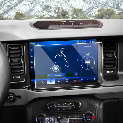 Picture of TTCR-II Compatible With 2021-2024 Ford Bronco Screen Protector 12 Inch, For Bronco 12-In Touchscreen Protector Fits Bronco 2/4-Door (Does Not Fit Bronco 8-Inch Navigation Display and Bronco Sport)