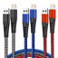 Picture of cugunu USB Lightning Cable 3 Pack 6FT iPhone Charger Apple MFi Certified Nylon Braided Fast Charging Cord Compatible with iPhone 14/13/12/11/X/Max/8/7/6/5/SE/Plus/iPad