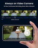 Picture of VIZIUUY AOV Security Camera, 2K Continuous Recording Security Cameras Wireless Outdoor, WiFi 6, Solar-Powered, Cameras for Home Security with 360° PTZ, Auto Tracking, 512G Local Storage(Not Include)