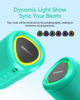 Picture of Portable Bluetooth Speaker with Lights,Powerful Crystal Clear Sound,IPX5 Waterproof,All Day Playtime,AUX&TF-Card Input,Bluetooth 5.3,TWS Paring,Small Wireless Speaker for Outdoor,Gift Ideas (Teal)