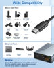 Picture of 1000 Mbps Ethernet Adapter for Fire TV Stick, ELECTOP Micro USB to RJ45 Gigabit Ethernet Network Adapter Compatible with 4K Fire Stick, Chromecast Google Home Mini and More Streaming TV Sticks
