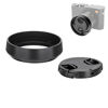 Picture of JJC Metal Lens Hood Shade for Leica Q3 43/Q3/Q2/Q Cameras, Replaces Leica Round Lens Hood Q, with 49mm Center Pinch Snap-On Lens Cap, No Vignetting