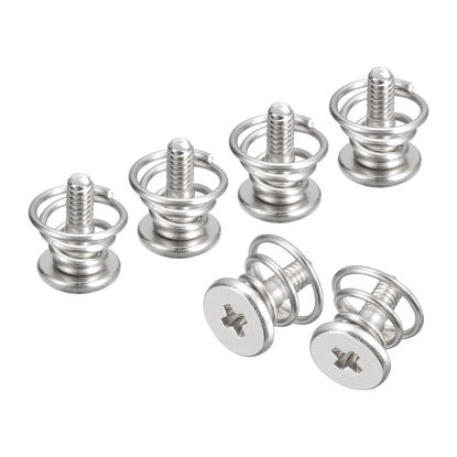 Picture of uxcell Spring Screws, 20pcs M2x7.9mm 7mm Spring OD GPU Graphics Card Back Plate Heatsink Screws Computer Fan Fixed Screws