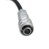 Picture of LSYRIA BMPCC 4K 6K Pro to DC Male 5.5 * 2.5mm Coiled Power Cable Suitable for Blackmagic Pocket Cinema Camera and Gold Mount V Mount Battery, Weipu SF6 2 Pin 59 inch Compatible with 2.1 or 2.5 5.5mm