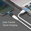 Picture of N. NETDOT Gen10 Magnetic Fast Charging USB-C to USB-C Adapter Converter Compatible with Type-c Smartphones (3 pack black)