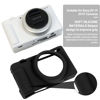 Picture of Easy Hood ZV-1F Camera Case, Soft Silicone Rubber Protective Cover Skin for Sony ZV1F/ZV-1 II/ZV-1M2/ZV-1 Mark II Vlog Camera, Slim Fit Body Skin DSLR Camera Sleeve Protection (Black)