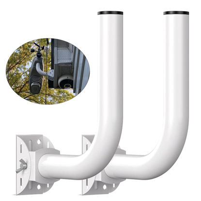 Picture of Universal Wireless Bridge Bracket Mount, Pole and Wall-Mounted Mount for Outdoor Point to Point AP Access Point Client Bridge CPE, 2 Pack