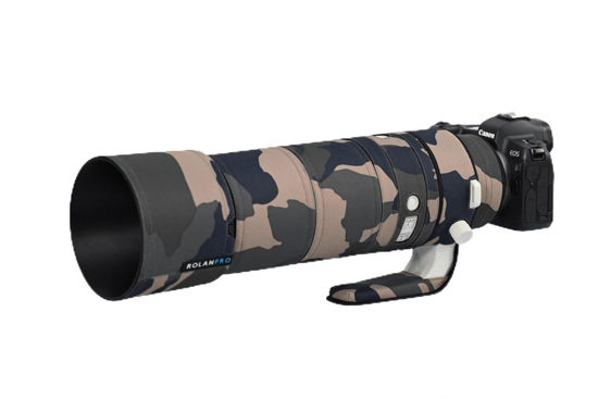 Picture of Rolanpro Waterproof Lens Camouflage Coat for Canon RF 200-800mm F6.3-9 IS USM Rain Cover Lens Protective Sleeve Case Clothing-#6 Army Green Waterproof