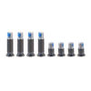 Picture of Bfenown Replacement 8 pcs Bottom Case Cover Screw Screws + Screwdriver for Macbook Pro M1 M2 M3 Pro/Max Retina 14'' A2442 A2779 A2992 A2918, 16'' A2485 A2780 A2991 2021-2023 Year (Gray)