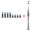 Picture of Bfenown Replacement 8 pcs Bottom Case Cover Screw Screws + Screwdriver for Macbook Pro M1 M2 M3 Pro/Max Retina 14'' A2442 A2779 A2992 A2918, 16'' A2485 A2780 A2991 2021-2023 Year (Gray)