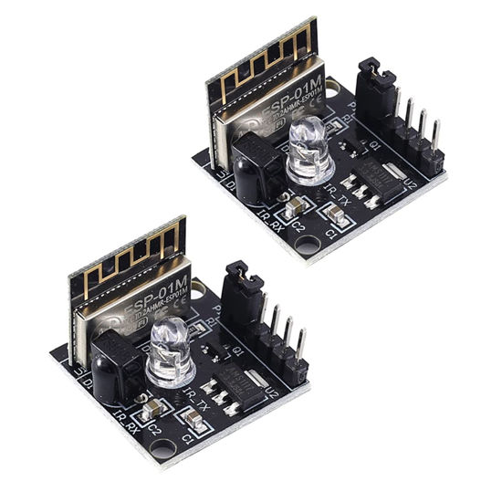 Picture of HiLetgo 2pcs ESP8285 ESP-01M IR Infrared Transmitter Receiver Module Digital Infrared Transceiver Sensor WiFi Remote Control Switch