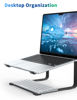 Picture of SOUNDANCE Laptop Stand for Desk, Metal Computer Riser, Heavy Stable PC Holder, Ergonomic Laptops Elevator for 12 to 17.3 Inches Notebook Computer, Black
