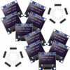 Picture of Frienda 10 Pieces I2C OLED Display Module OLED Display Screen Driver IIC I2C Tabellone Seriale con Display Auto-Luminoso Compatible with Arduino/Raspberry PI