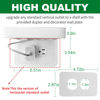 Picture of BELIEFLUO Wall Outlet Shelf,Bathroom Wall Shelves with Cord Storage,Smart Home Organizer,Wall Mount for Google Home,Homepod Mini,Echo DOT,Smartspeakers,Toothbrush (Standard-Horizontal)