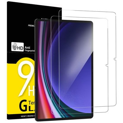 Picture of NEW'C 2 Pack Designed for Samsung Galaxy Tab S9 / S9 FE 11 Inch Screen Protector Tempered Glass, Bubble Free, Ultra Resistant