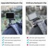 Picture of SKEZN Backpack Strap Mount Quick Clip Mount, 360 Degree Rotation Backpack Clamp Mount Compatible with Gopro Hero 13/12/11/10/9/8 Black, Session, DJI Osmo Action 4/3 and Most Action Cameras (BC-2)