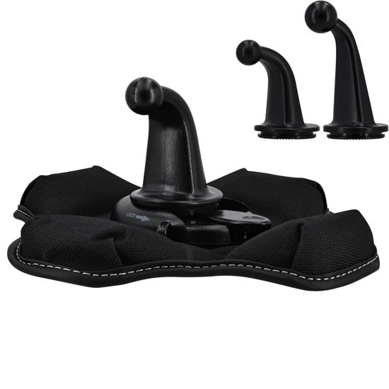 Picture of iSaddle Friction Mount for Garmin GPS Vehicle Truck RV Navigator Portable NonSkid Beanbag Dashboard Mount Holder for Garmin Drivesmart Nuvi Drive Dezl Zumo Driveassist DriveLuxe StreetPilot 17mm&22mm