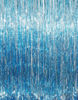 Picture of GOER 3.2 ft x 9.8 ft Metallic Tinsel Foil Fringe Curtains Party Photo Backdrop Party Streamers for Birthday,Graduation,New Year Eve Decorations Wedding Decor (Light Blue,1 Pack)