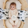 Picture of Natural Baby Milestone Discs - White Stain Wood Milestone Disc Set with Bag and Hello World Announcement Card - 13 Wooden Milestones Cards, Newborn Monthly First Year Picture Props, 1-12 Months
