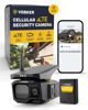 Picture of Vosker VKX Solar Powered 4G-LTE Outdoor Cellular Security Camera - No WiFi Needed, Motion Activated, Night Vision, SIM Card Included, On-Demand Mode, IP65 Weather-Resistant