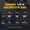 Picture of Vosker VKX Solar Powered 4G-LTE Outdoor Cellular Security Camera - No WiFi Needed, Motion Activated, Night Vision, SIM Card Included, On-Demand Mode, IP65 Weather-Resistant
